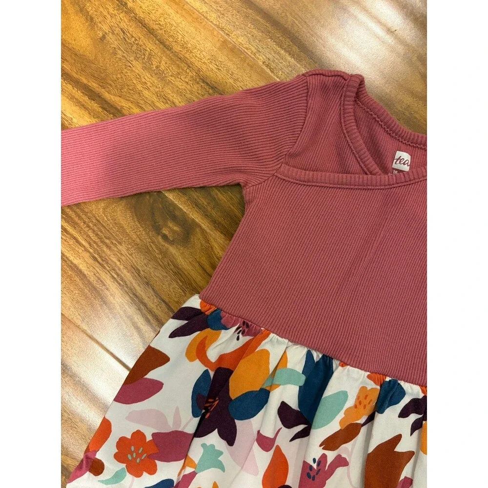 Tea Collection Long Sleeve Rompers, size 18-24 months